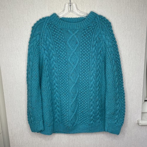 Hand knitted jumper aran - hand,