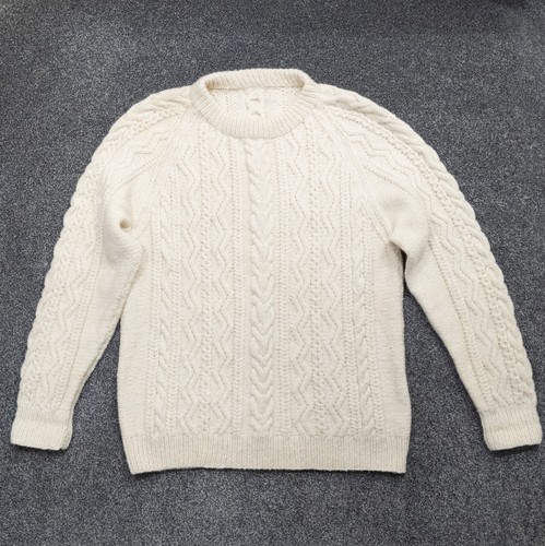 Vintage hand knitted - hand, aran