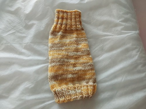 Hand knitted dog jumper small - jumper.,
