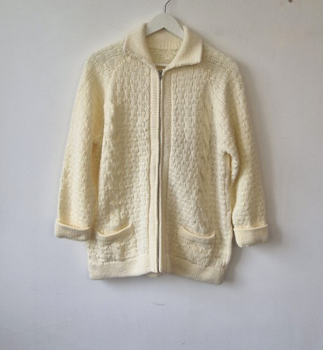 Hand knitted granny - knitted, cardigan
