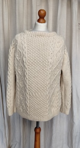 Vintage hand knitted pure - knitted, wool