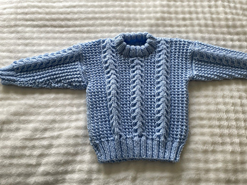 Hand knitted child - ’s, aran