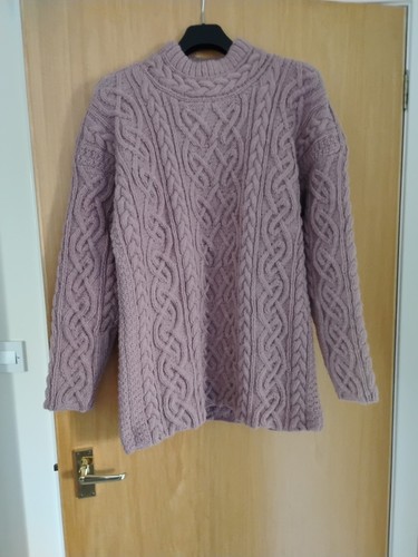 Hand knitted ladies aran - ladies,