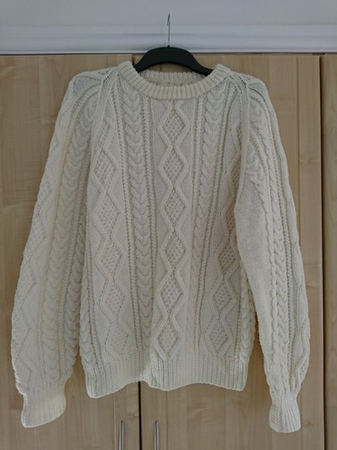 Hand knitted ivory - hand,