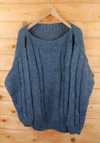 Vintage hand knitted aran - vintage,