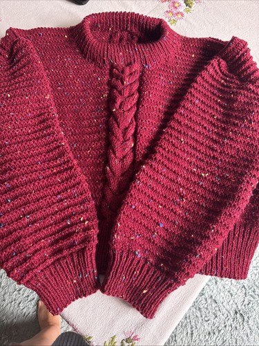 Hand knitted aran twist and - aran,