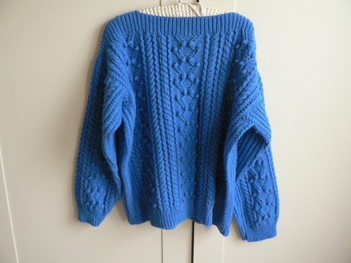 Vintage wool aran jumper hand - vintage,