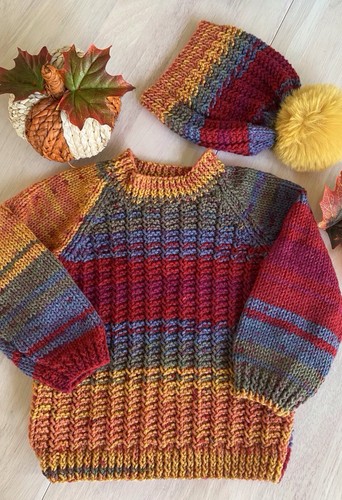 Hand knitted jumper - hand,