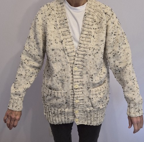 Hand knitted aran - knitted, cardigan