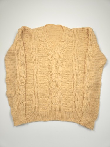 Aran knit jumper mens - aran,