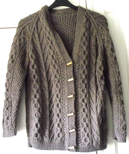 Ladies aran cable hand - ladies,