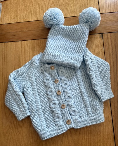 Boys aran jacket - boys, hat