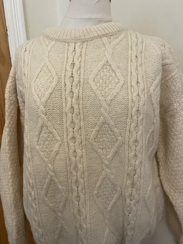 Aran jumper 100 wool - 100%,