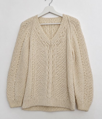 Hand knitted cream - hand,