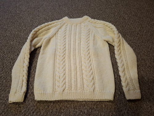 Hand knitted ladies aran - *hand, knitted*