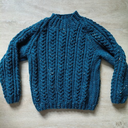 Hand knitted child aran - hand-knitted, child’s