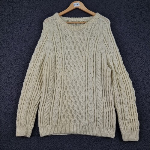 Vintage aran jumper mens - vintage,