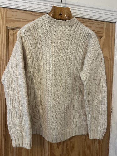 Hand knitted chunky aran wool - hand-knitted,
