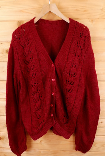 Vintage hand knitted aran - vintage,