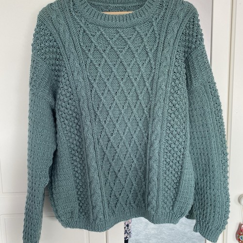 Ladies aran sweater - ladies, hand