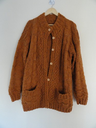 Hand knit aran cable - hand,