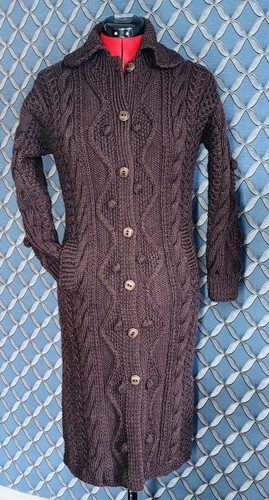 Hand knitted aran - aran, cable