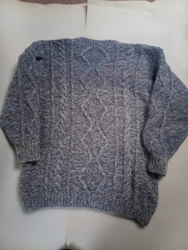Hand knitted mens shetland - hand,