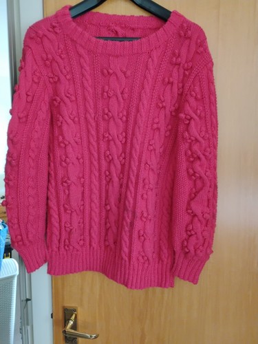 Hand knitted ladies aran - ladies,