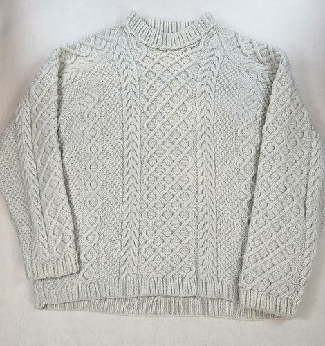 Vintage hand knitted cream - vintage,