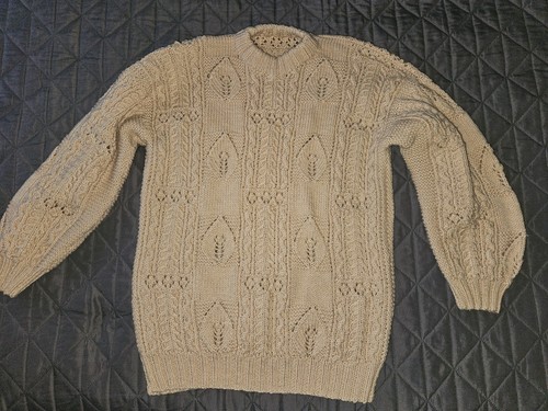 Ladies hand knitted - knitted, salmon