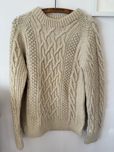 Aran 100 wool jumper - 100%,