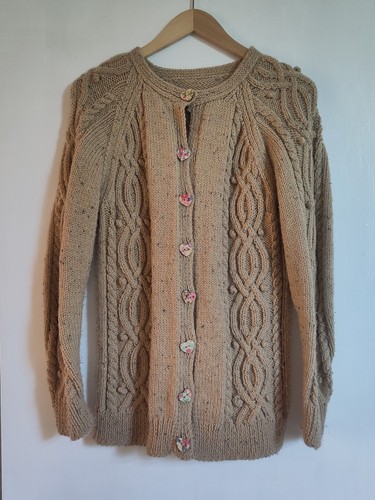 Hand knitted cardigan - knitted,