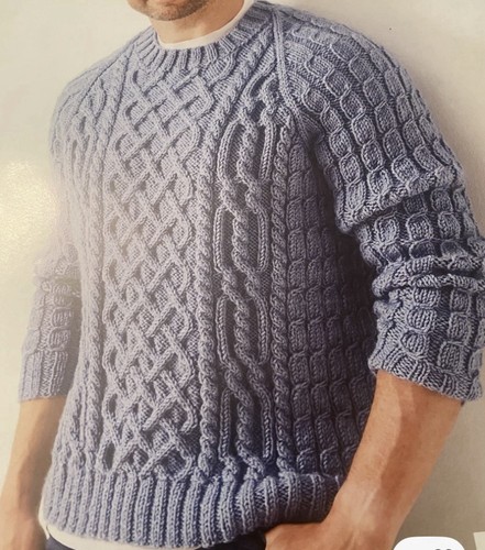 Aran hand knitted - hand,